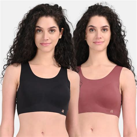 Shop Seamless T-Shirt Bra With Removable Pads (Pack Of 2) – Adira