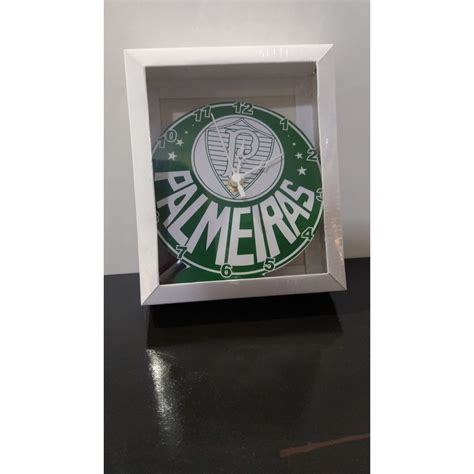 Relógio De Mesa Times Do Palmeiras Artesanal | Shopee Brasil