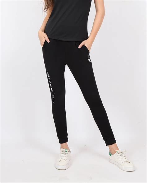 Black Tapered Fit Joggers - Yogue Activewear