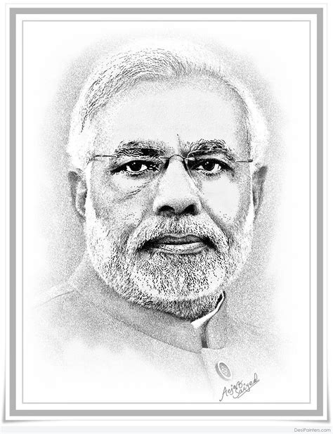 Image result for Narendra Modi Drawing