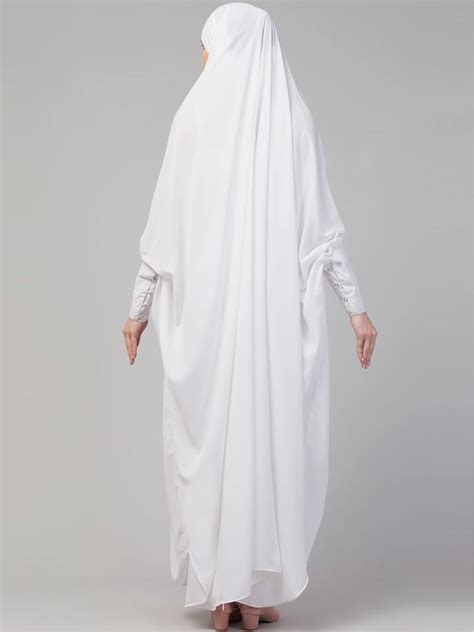 WHITE JILBAB – The Pink Hijabi