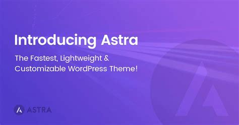 astra fast lightweight customizable wordpress themes download now