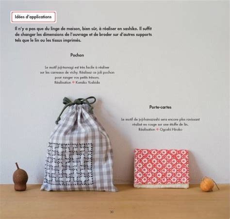 Point par point, le sashiko se met à table - A&A Patrons