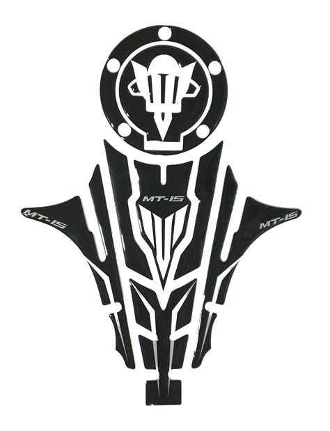 Yamaha MT-15 Tank Pad Combo Black-White