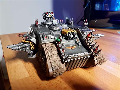 First bigger model - Iron Warriors Chaos Land Raider : r/Warhammer40k
