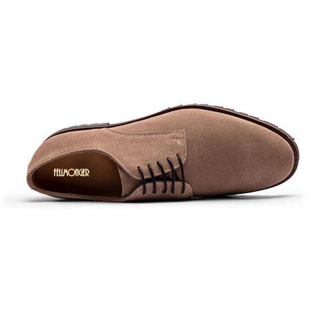 Beige Suede Classic Lightweight Derby – FELLMONGER