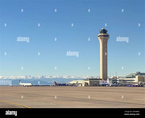 Denver International Airport, Colorado, USA - November 24, 2022: Tarmac ...