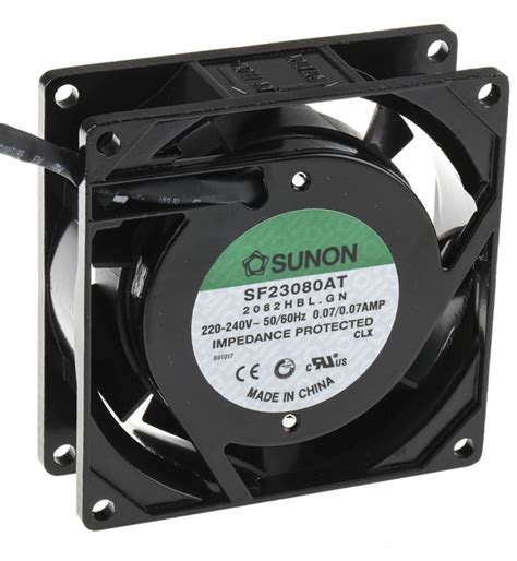 2082HBL.GN Sunon | Sunon SF Series Axial Fan, 230 V ac, AC Operation ...