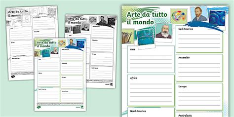 Modello di scheda informativa: Arte da tutto il mondo