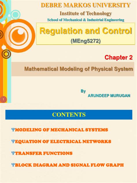 2- Mathematical Modeling of Physical System | PDF | Inductor | Electrical Network