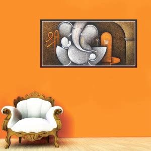 Impression Wall 46 cm Impression Wall Lord Ganesha Wall Sticker Self ...