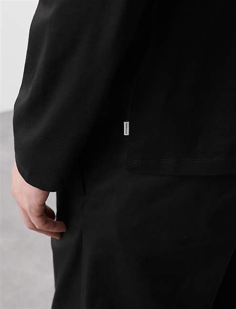 Buy Pure Supima® Cotton Long Sleeve T-Shirt at Marks & Spencer