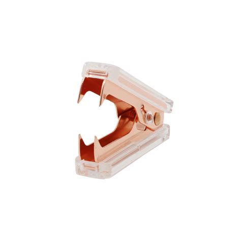 Clear Acrylic Rose Gold Staple Remover Dress Up Home | Office | School ...
