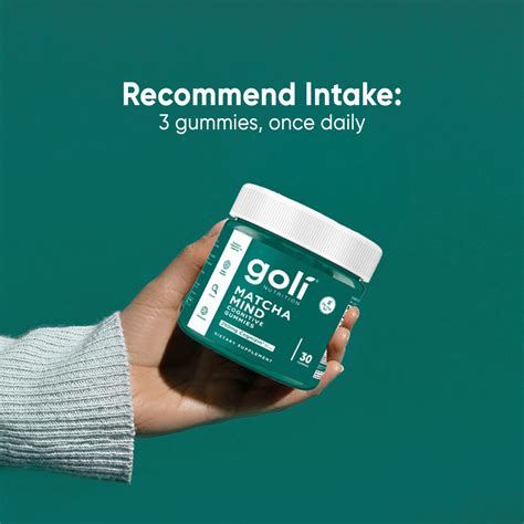 Goli Matcha Mind Cognitive Gummies 30s - Goli Philippines Inc