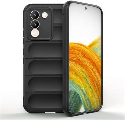 GetTechGo Silicone Back Case Cover Compatible for Vivo Y200 5G Back ...