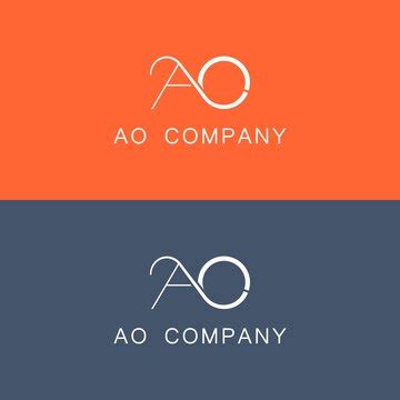Ao letter logo design creative modern alphabet letters monogram icon a ...