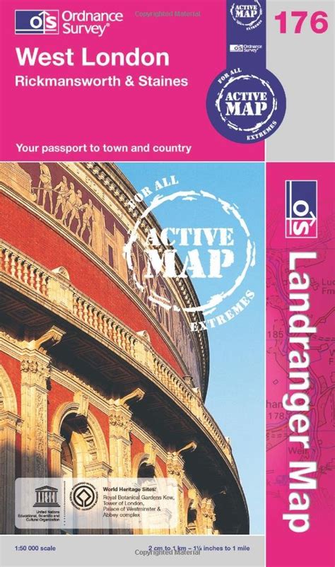 Buy West London, Rickmansworth & Staines: 176 (OS Landranger Active Map ...
