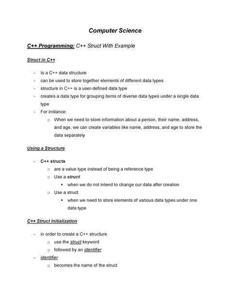 Struct Examples 的图像结果