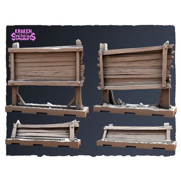 Buy Wooden Billboards - Accessories - Miniatures games