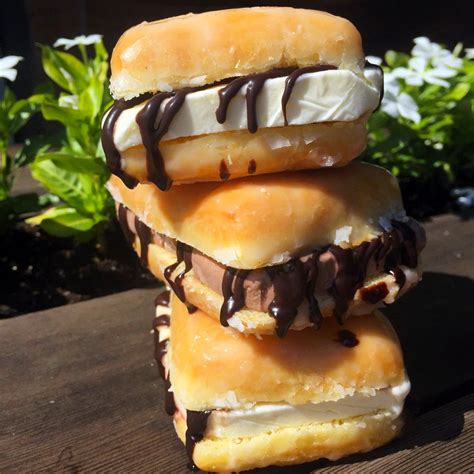 Donut Ice Cream Sandwiches – Firecakes Donuts