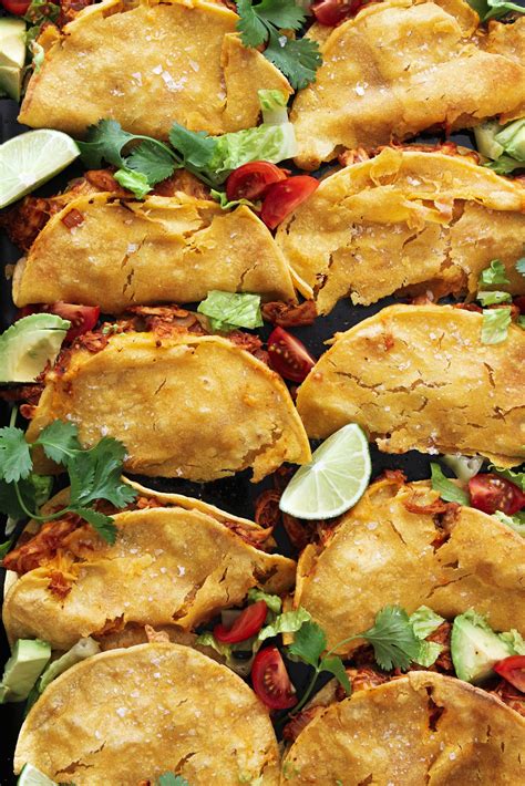 Sheet Pan Crispy Chicken Tacos - Mozie