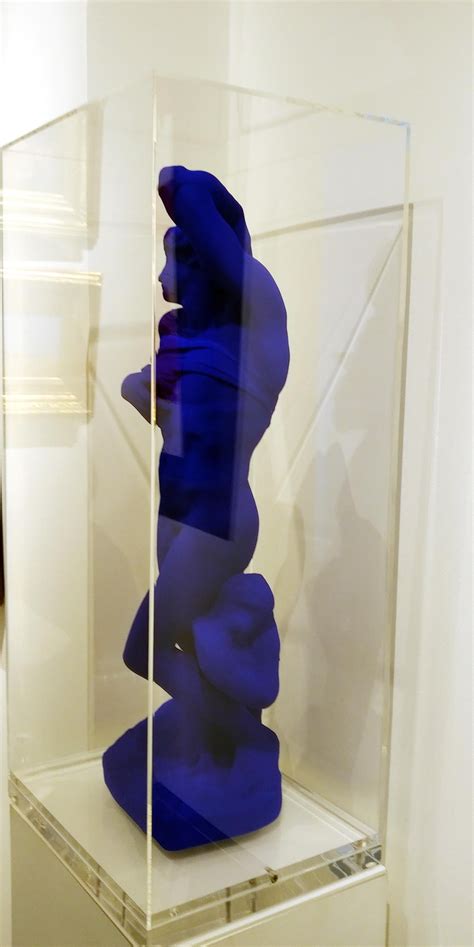 Yves Klein - Yves Klein Dying Slave After Michelangelo IKB Sculpture ...