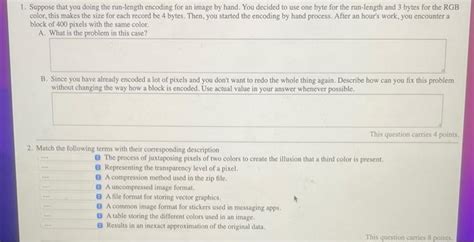 Image result for Run-Length Encoding Questions