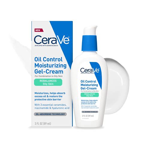 Amazon.com: CeraVe Oil Control Moisturizing Gel-Cream, Face Moisturizer ...