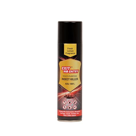 EXIT NO ENTRY Multipurpose Insect Killer Spray | Cockroaches, Bed-Bugs ...