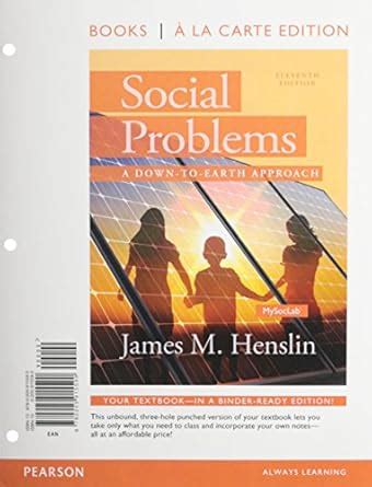 Buy Social Problems: A Down-to-Earth Approach Book Online at Low Prices ...