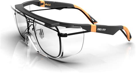DEX FIT SG210 Safety Glasses OTG, Z87 Eye Protection, UV, Scratch & Fog ...