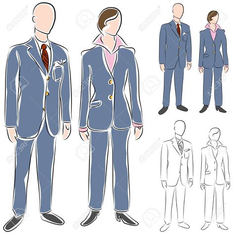 Business Suit Drawing 的图像结果