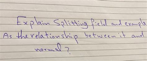 Splitting Field 的图像结果