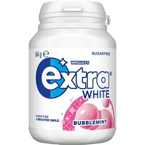 EXTRA STRAWBERRY FLAVOUR Sugarfree Chewing Gum Bottle 64 g | Extra AU