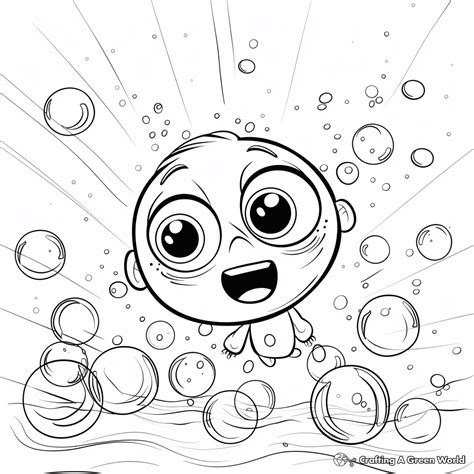 Bubble Coloring Page Bubble Coloring Pages Printable