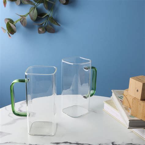 Transparent Mug Set of 2
