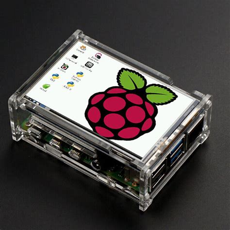 Para Raspberry Pi 4 Modelo B Acrílico Transparente | Ubuy India
