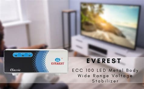 Everest ECC 100-N LED New Model Metal Body Voltage Stabilizer Used up ...