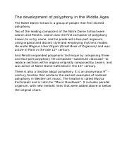 Image result for Medieval Polyphony Example