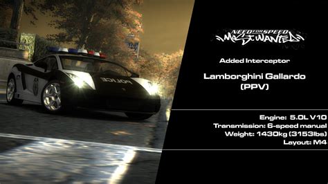NFSMods - Lamborghini Gallardo (PPV) (Addon)