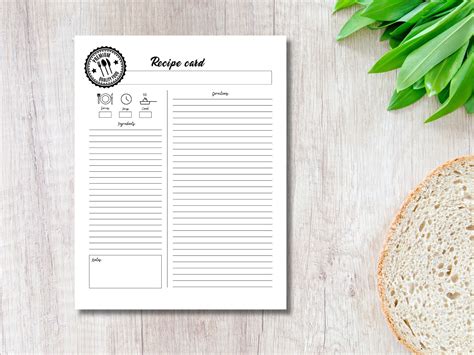 Image result for Recipe Card Program