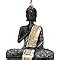 Buy eCraftIndia Golden Meditating Buddha Decorative Showpiece with ...