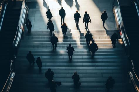 People Walking Up Stairs 的图像结果