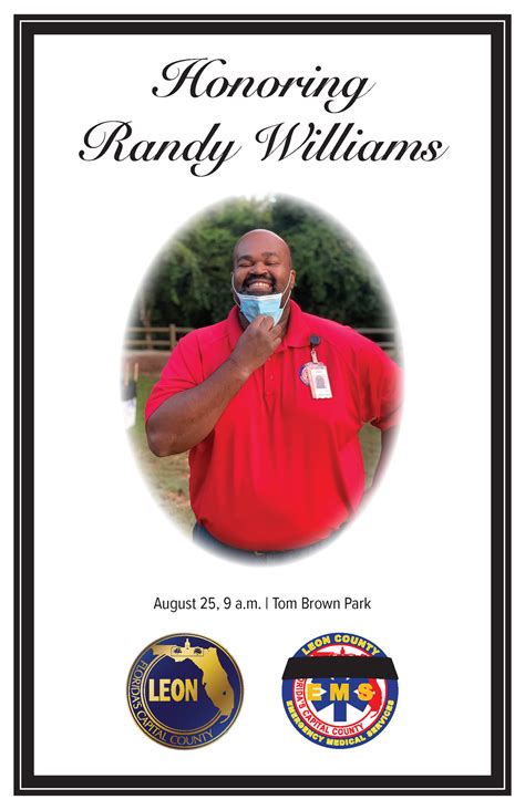 Leon County Remembers EMT Randy Williams