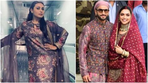 Rani Mukerji and Ranveer Singh in same floral Sabyasachi suit. Who do ...