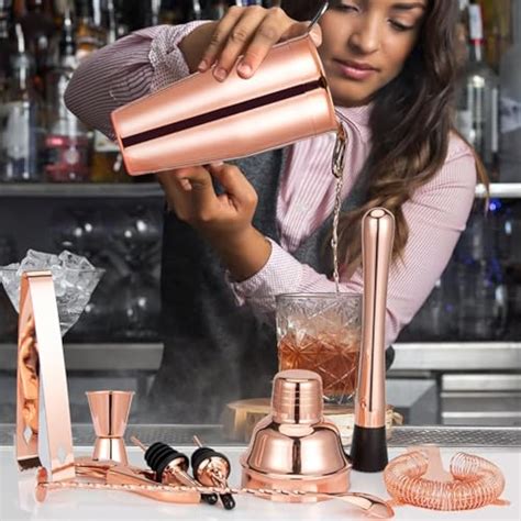 Semderm Cocktail Shaker Set, Mixology Bartender Kit 10-Piece India | Ubuy