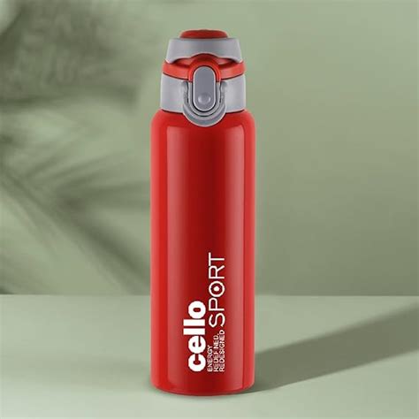 Cello Punch Flask | Hot and Cold Stainless Steel Water Bottle | Leak ...