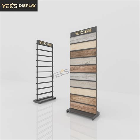 Ceramic Tile Sample Rack Wood Floor Display Stand - Yeks