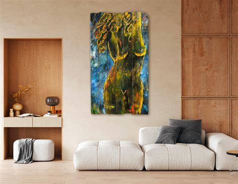 Kristy Chettle - 'Eve' Large Nude Woman Figurative Contemporary Oil On Wood by Kristy For Sale ...