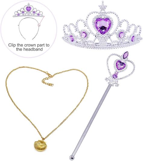 Buy HenzWorld Princess Mermaid Costume Dress up Clothes for Girls ...